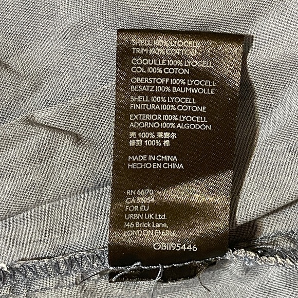 Anthropologie Blue Paisley Tiered Ruffle Dress Boho Cottagecore Romantic Medium - Picture 10 of 11